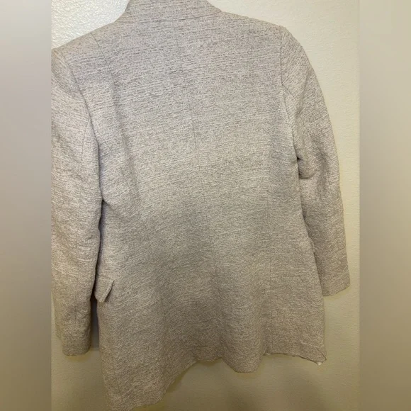 Zara Women's Cream minimalist business casual Blazer - Picture 3 of 6
